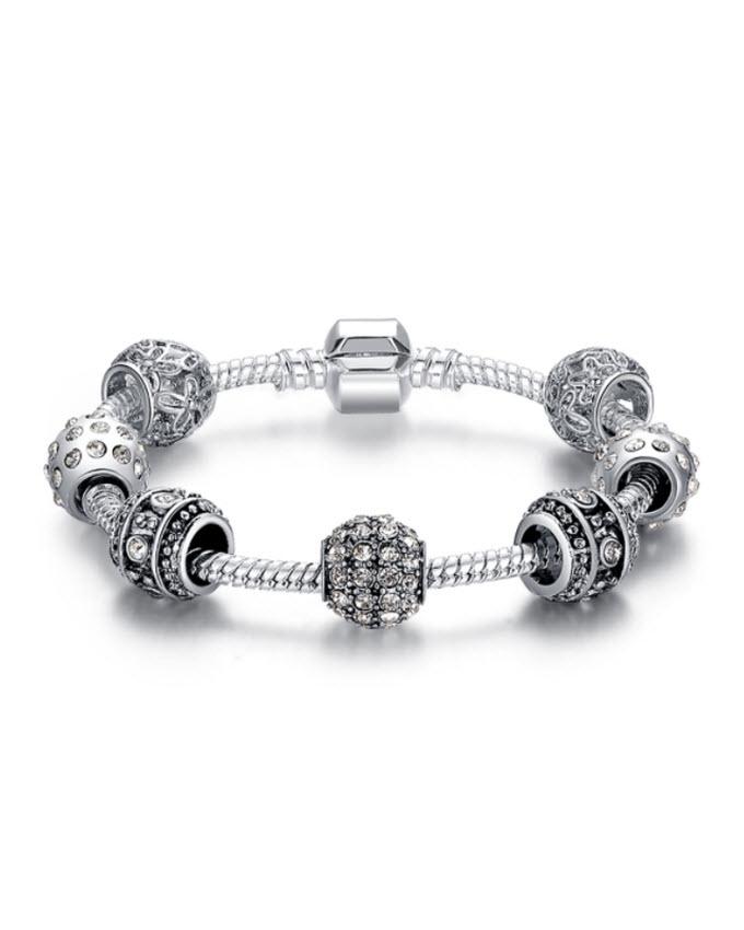 Silver Metal Tibetan Bracelet for Women--Techmanistan-My Store