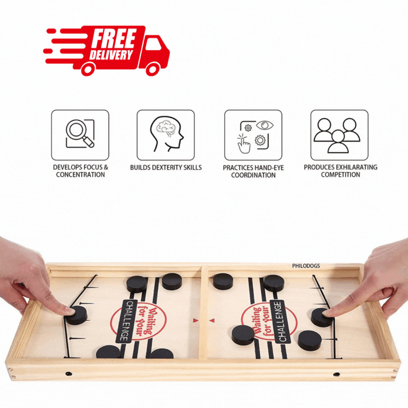 Children's Bump Ejection Hockey Board Game - Techmanistan in Pakistan