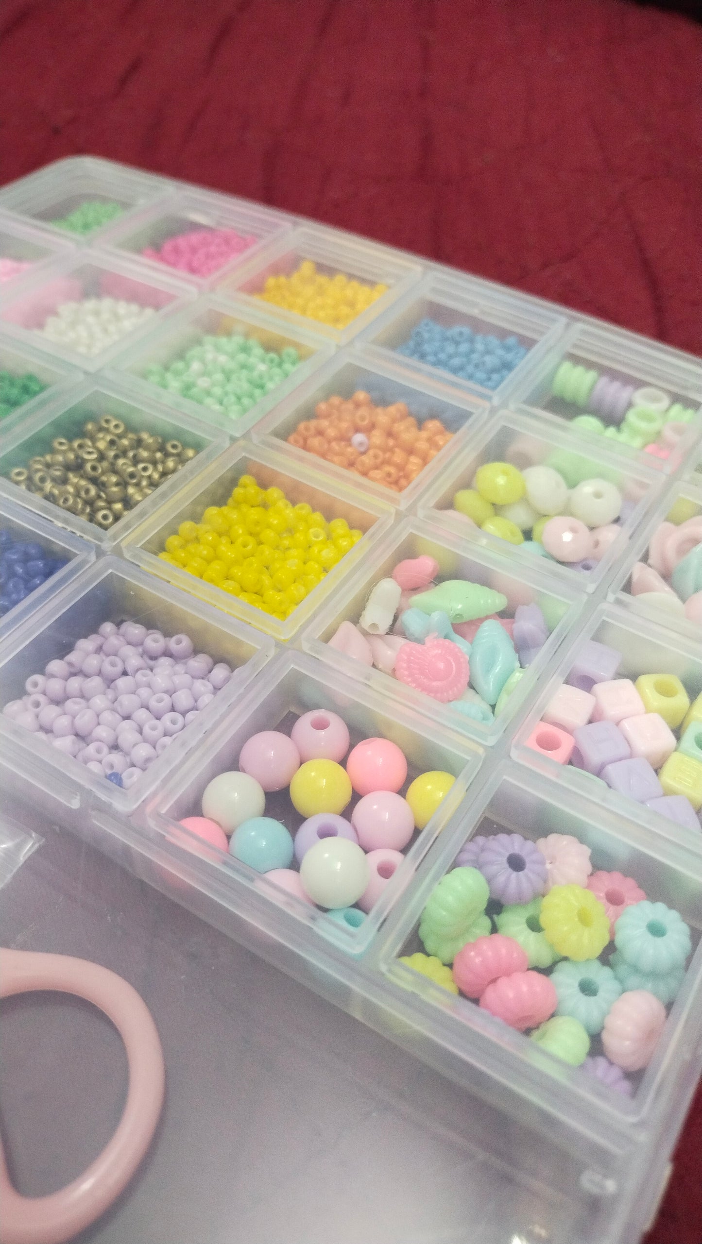 Creative Multicolor Beads Jewelry Making Activity Set