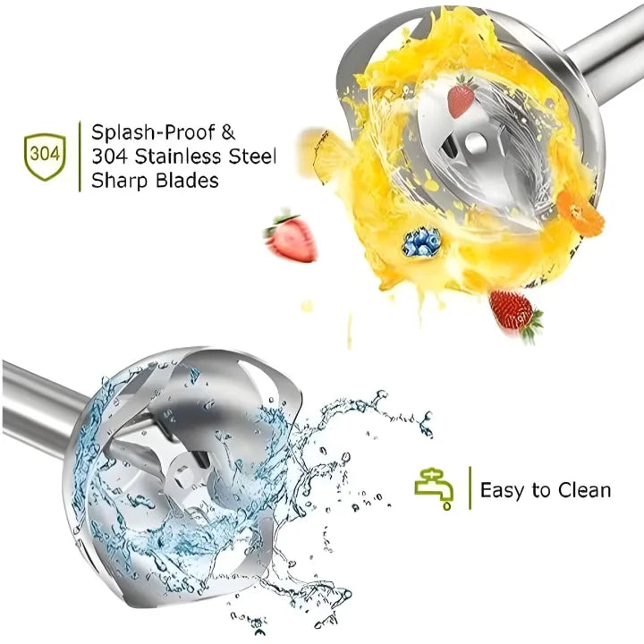 4-in-1 Hand Blender Set Blend, Chop, & Whisk