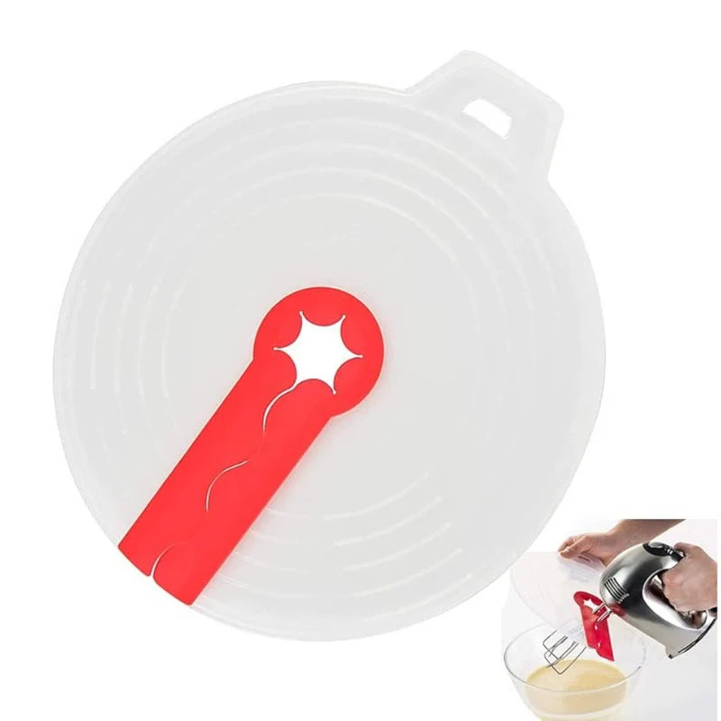 Multi-Purpose Microwave Splatter Screen and Mixing Bowl Splash Guard