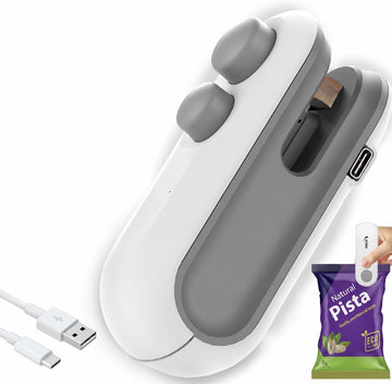 Rechargeable Mini Sealing Machine | 2-in-1 Bag Sealer & Cutter