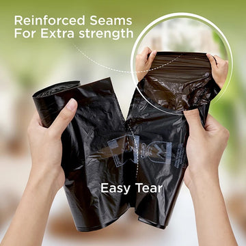 Black Heavy Duty Garbage Bags Roll