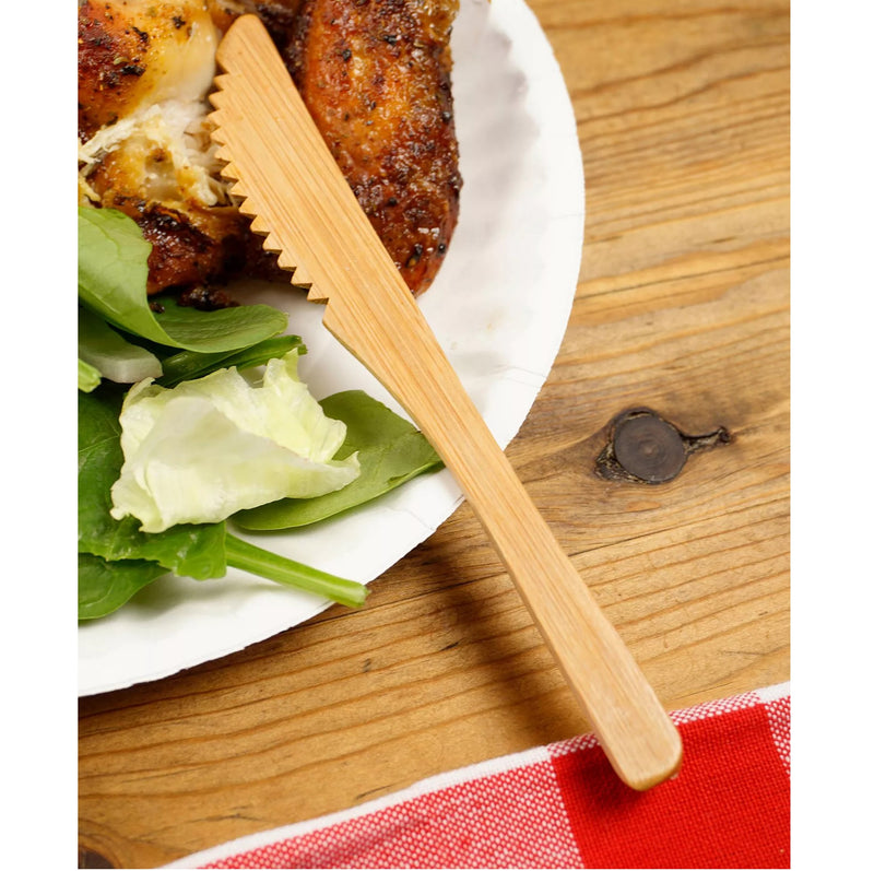 6 Piece Reusable Wooden Knives