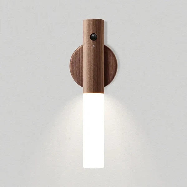 Wooden Rechargeable Wall Light β LED Motion Sensor Night Light