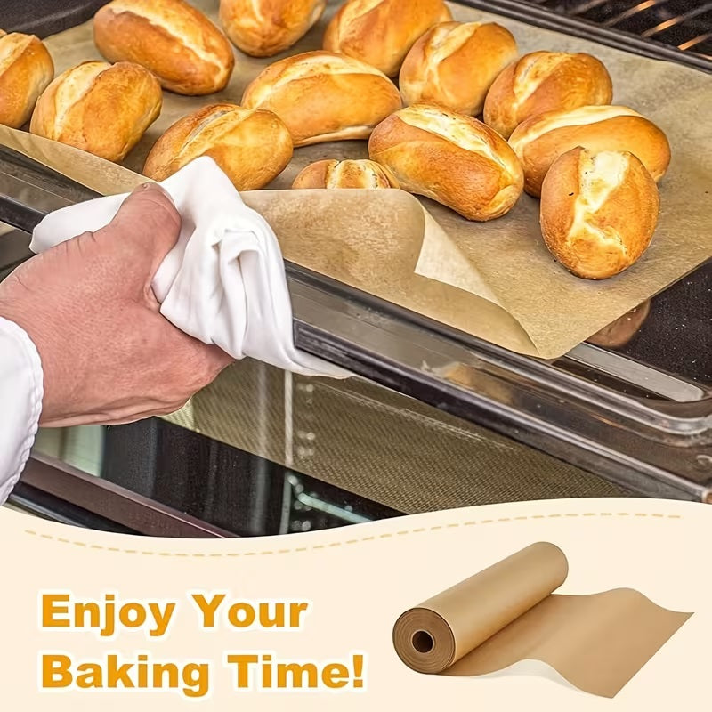 WrapRite 5 Meter Non-Stick Baking Paper Roll – Premium Quality, Easy Cleanup