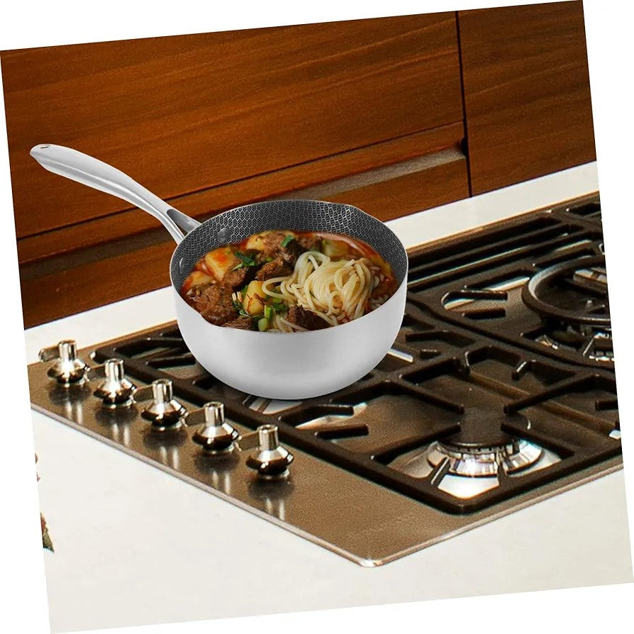 Single Sided Laser Coated Honeycomb Print Sauce Pan Techmanistan