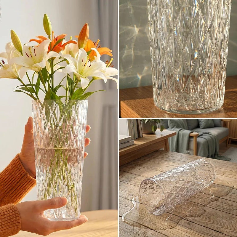 Clear Acrylic Vase for Flower Arrangements