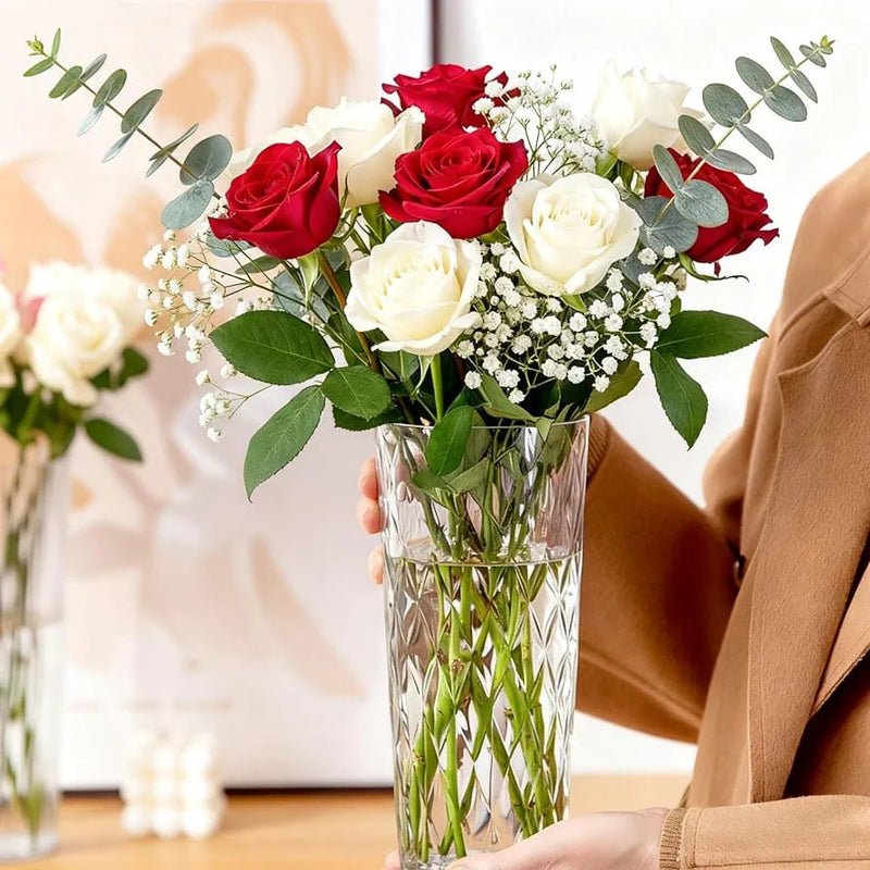 Clear Acrylic Vase for Flower Arrangements