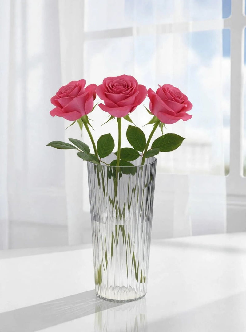 Clear Acrylic Vase for Flower Arrangements
