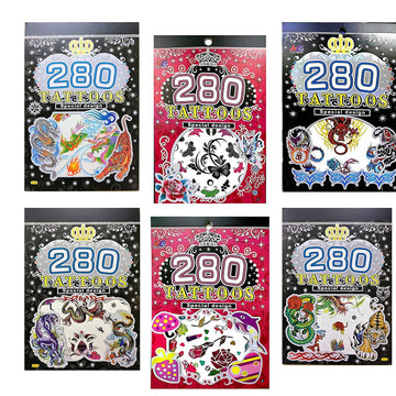 Temporary Tattoo Book for Kids Techmanistan