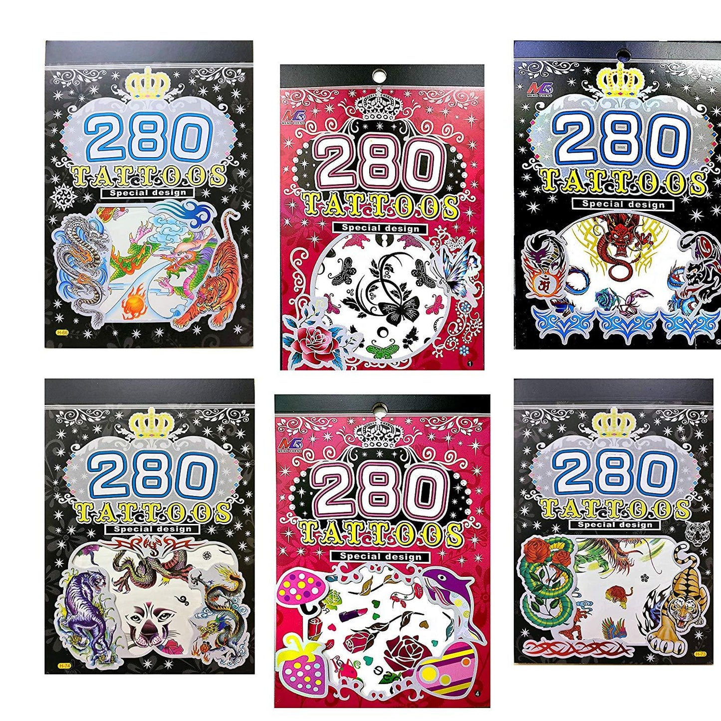 Temporary Tattoo Book for Kids Techmanistan