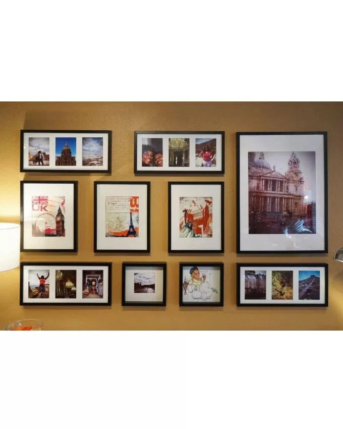 Pack of 10 - Antique Look Photo Frames Collage Wall Hanging Wall Decor Set My Store