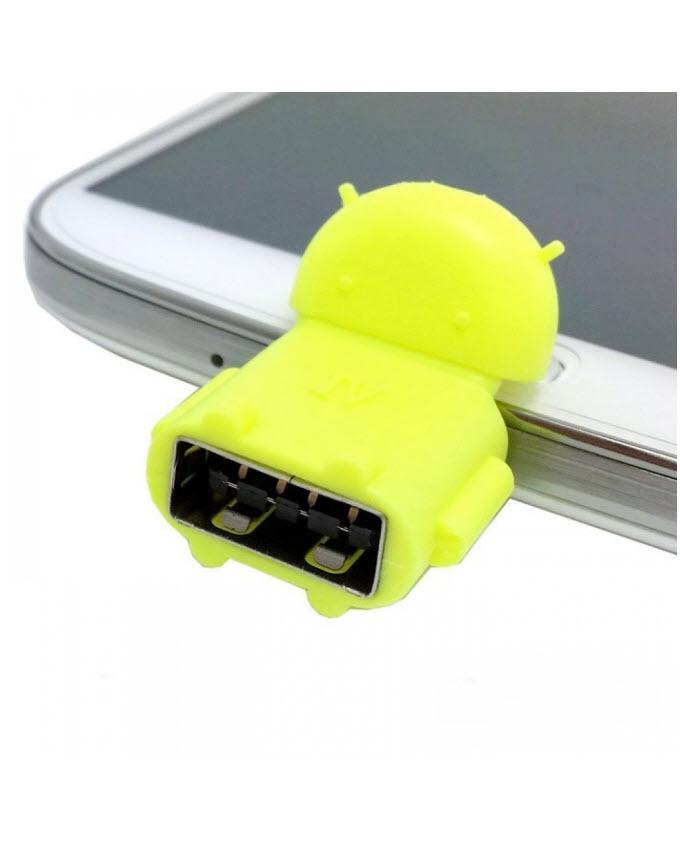 Micro USB OTG Adapter - Green My Store