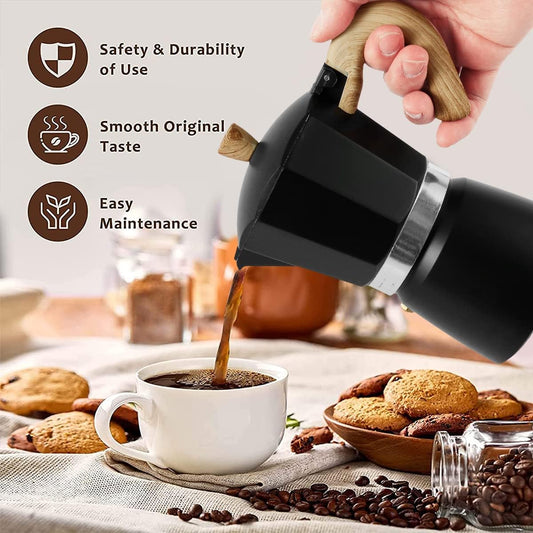 Aluminum Stovetop Espresso Maker - Techmanistan in Pakistan
