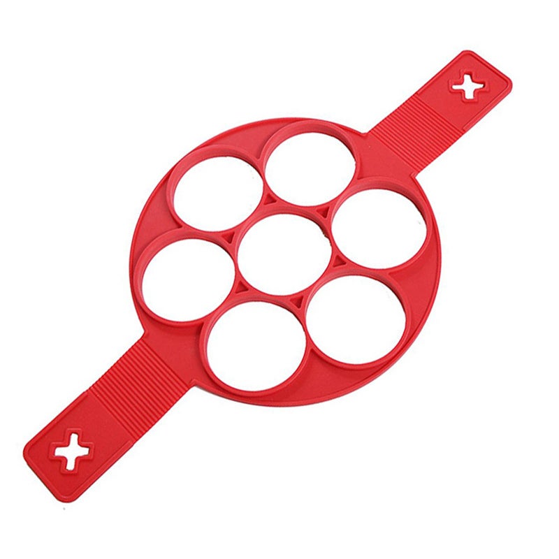 7-Cavity Silicone Pancake Mold Techmanistan