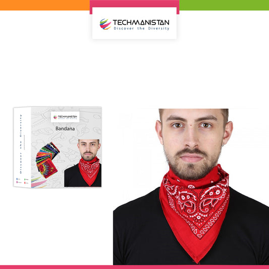 Paisley Printed Ethnic Style Unisex Bandana Headband