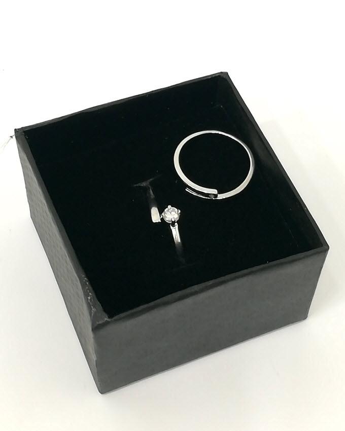 Pack Of 2 - Silver Plated Adjustable Rings for Women--Techmanistan-My Store