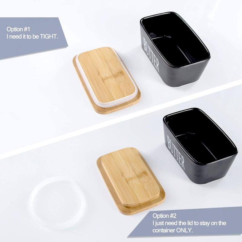 Ceramic Butter Dish with Lid & Knife - Techmanistan in Pakistan