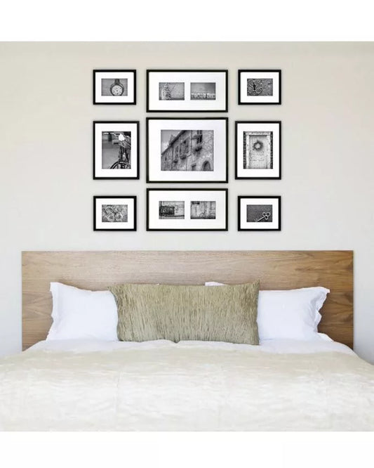 Set of 9 Picture Frames - Perfect for Bedroom--Techmanistan-My Store