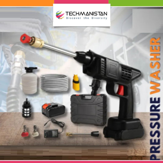 Cordless Electric Pressure Washer in Pakistan | Portable High-Pressure Car Washer Machine
