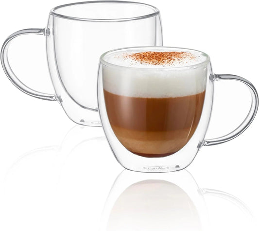 Double Wall Glass Mug - Techmanistan in Pakistan