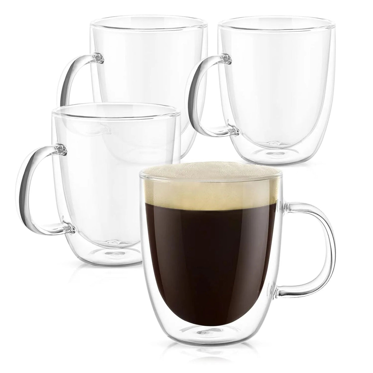 Double Wall Glass Mug - Techmanistan in Pakistan