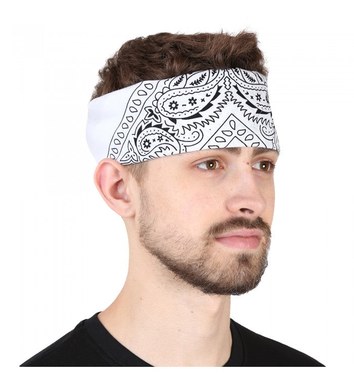 Paisley Printed Ethnic Style Unisex Bandana Headband