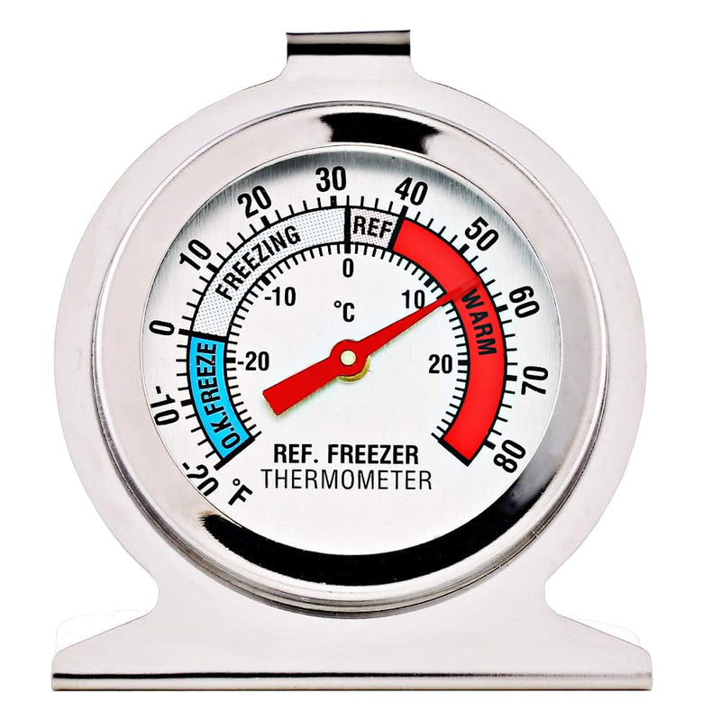 Refrigerator Thermometer with Hook and Panel Base Hang