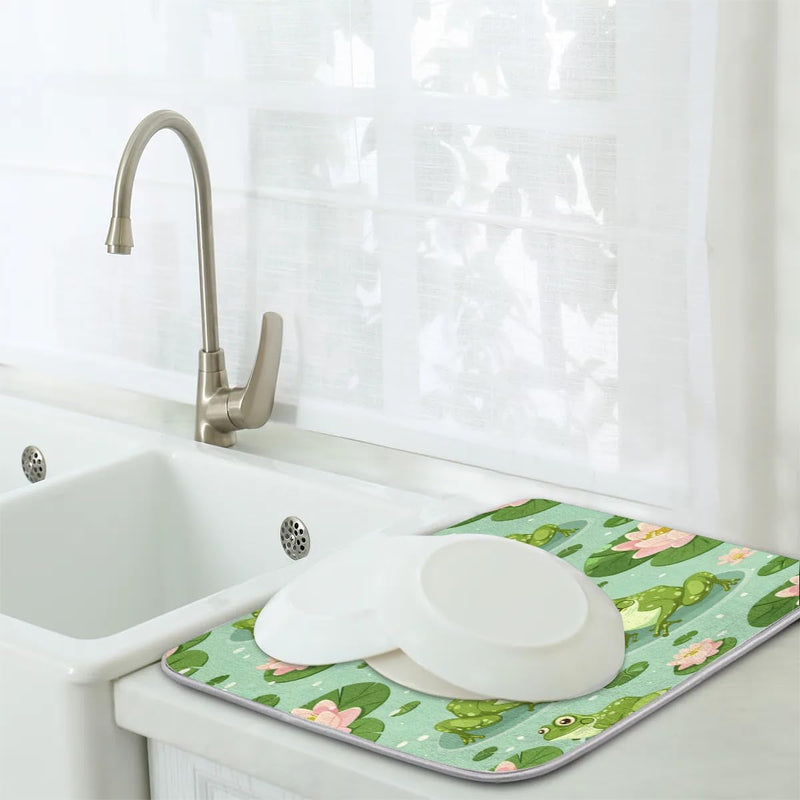 Foldable Microfiber Dish Drying Mat - Techmanistan in Pakistan