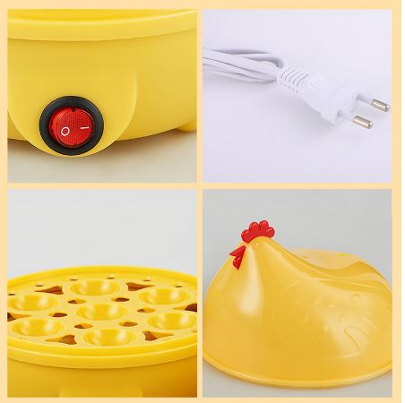 Hen Shape Plastic Electric Egg Boiler - Techmanistan in Pakistan