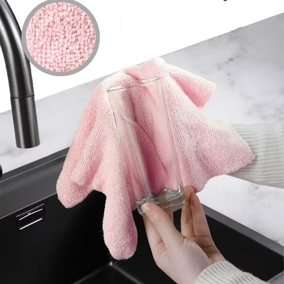 Reusable Microfiber Cloth Roll β 1 Roll Includes 20 Pcs | Multi-Color