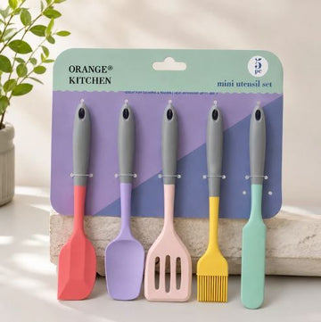 5-Piece Mini Silicone Utensil Set