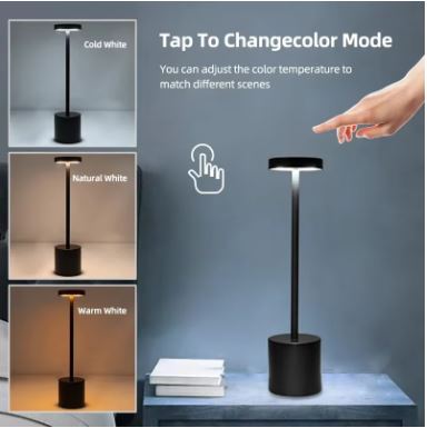 Modern Minimalist Design Metal Touch Sense LED Lamp
