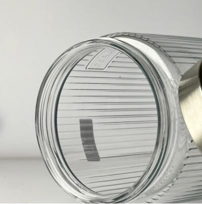 Clear Glass Storage Jar – Airtight Kitchen Jar