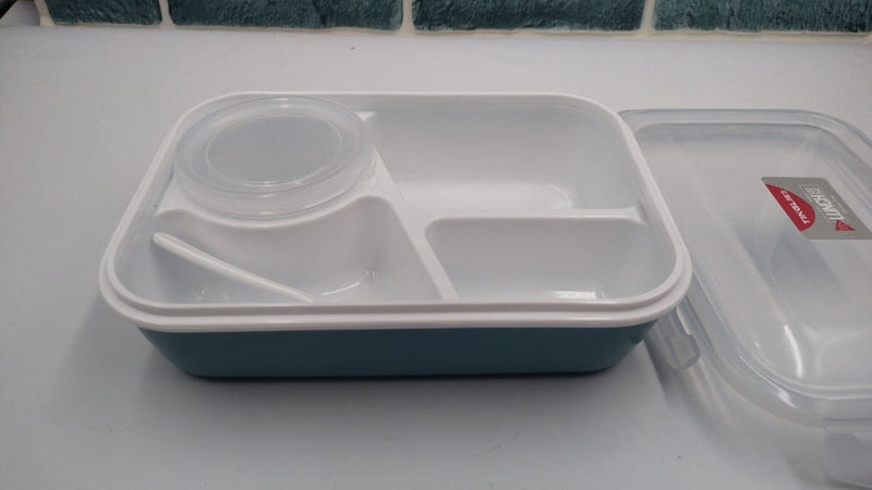 Kids Bento Lunch Box with Fork – Leakproof & Safe - Techmanistan in Pakistan