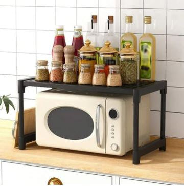 Single Tier Microwave Oven Storage Rack