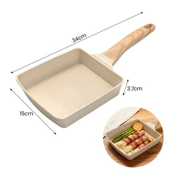 Non-Stick Tamagoyaki Frying Pan | Japanese Square Omelette Pan