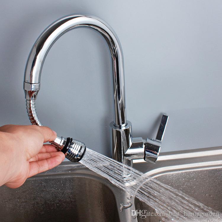 360 Degree Rotation Flexible Faucet Sprayer Attachment Tap Extension