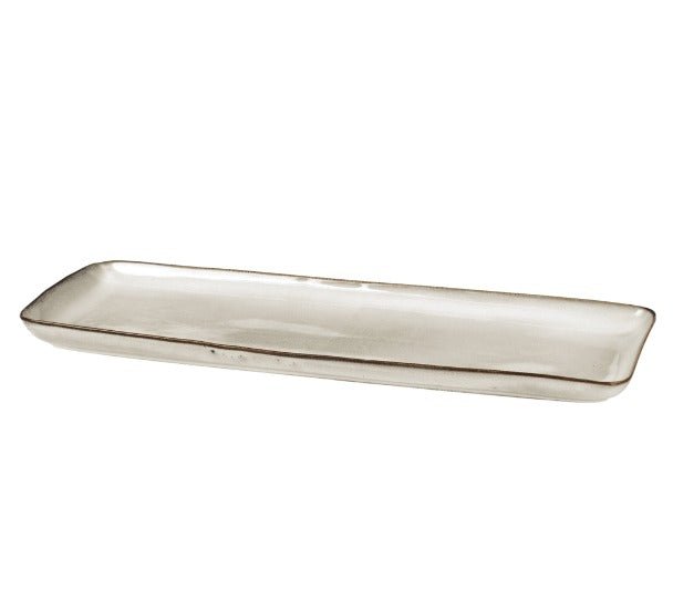 Long Ceramic Rectangular Sushi Plate - Techmanistan in Pakistan