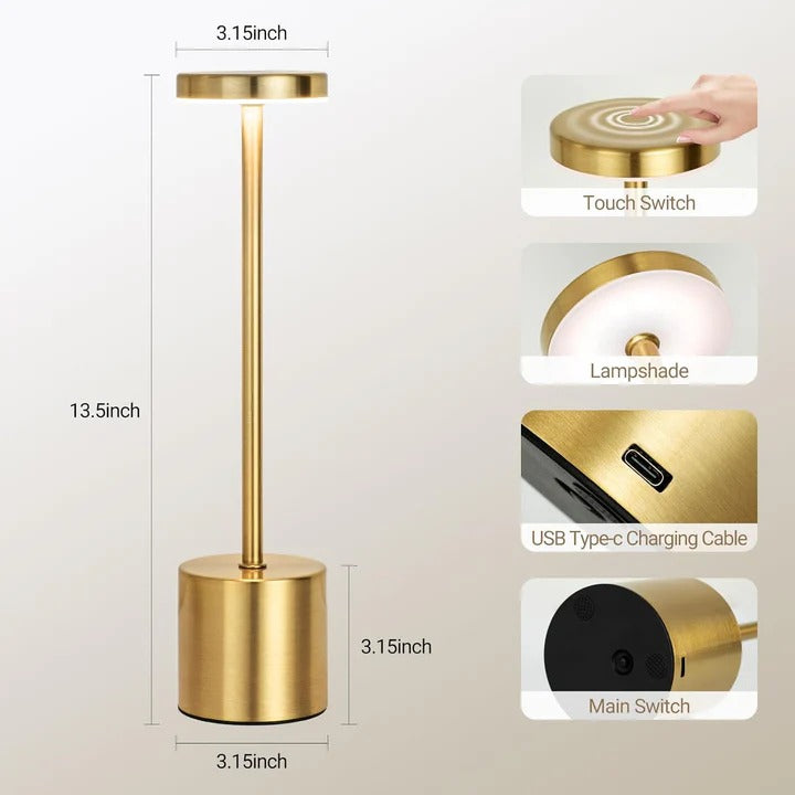 Modern Minimalist Design Metal Touch Sense LED Lamp
