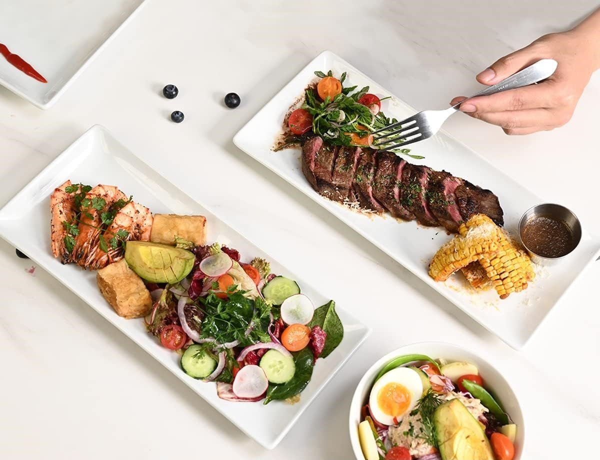 Mini Ceramic Rectangular Sushi Plate - Techmanistan in Pakistan