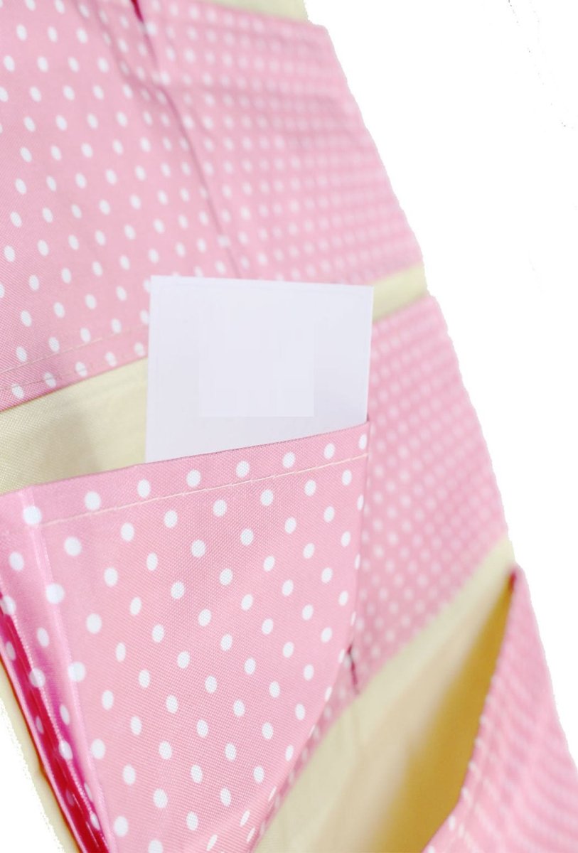 Multipurpose Foldable 5 Pockets Wall Hanging Storage Bag Makeup Cosmetic Storage Box, 5 Pockets Hanging Organizer - Techmanistan in Pakistan