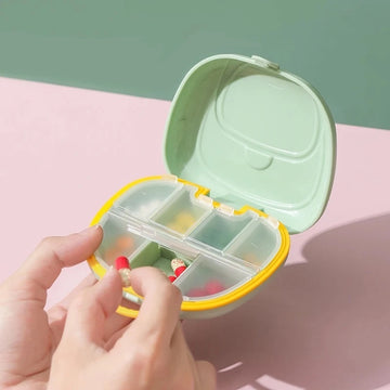 7 Compartment Pill Box Medicine Box - Random Color