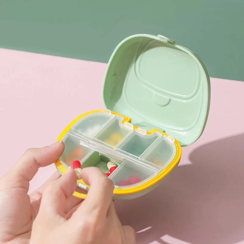 7 Compartment Pill Box Medicine Box - Random Color