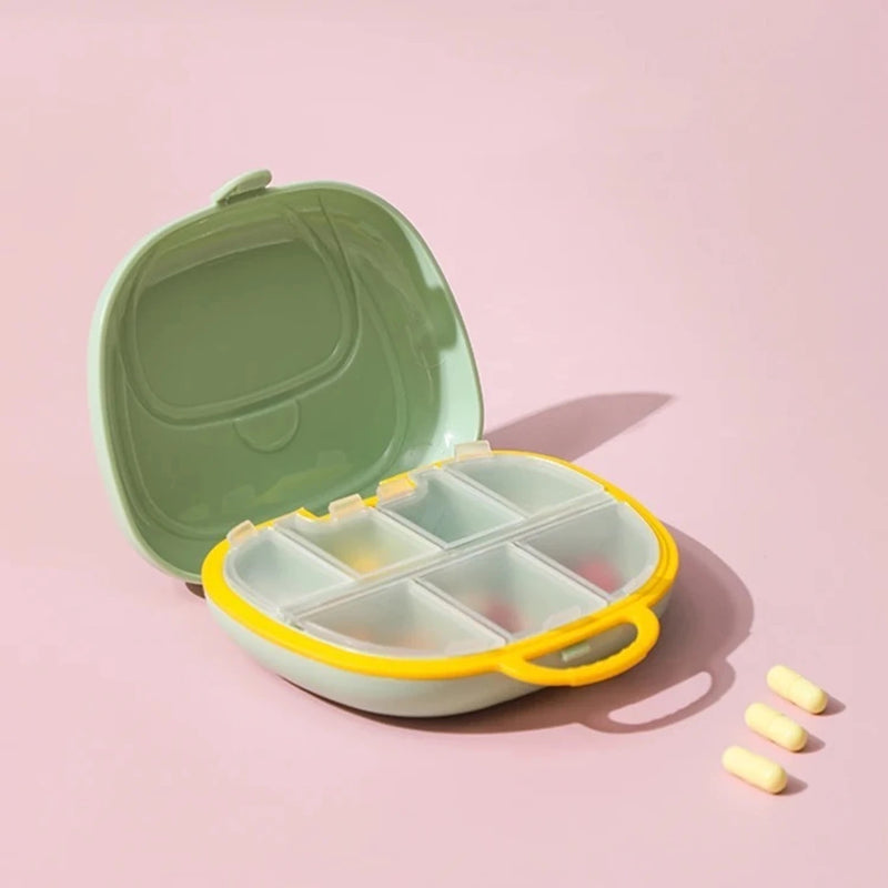 7 Compartment Pill Box Medicine Box - Random Color