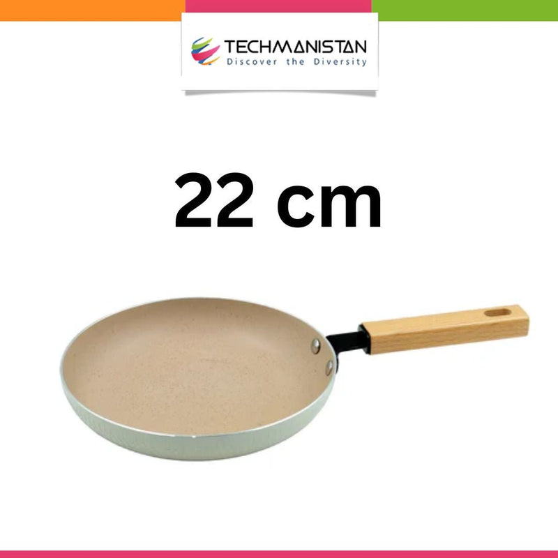 Non - Stick Granite Coated Frying Pan - Techmanistan in Pakistan