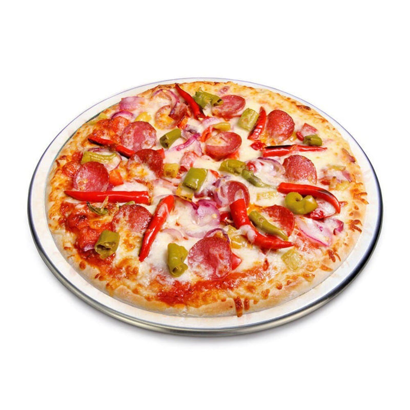 Non - Stick Mesh Pizza Screen Plate, Mesh Pizza Screen Baking Tray, Stainless Steel Pizza Mesh Plate - Techmanistan in Pakistan