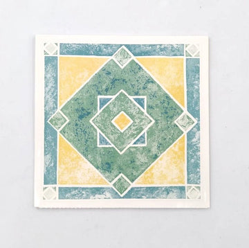 Pack Of 10 - PVC Wall Sticker, Tile Stickers For Bathroom & Kitchen - 15cm x 15cm Each - Techmanistan in Pakistan