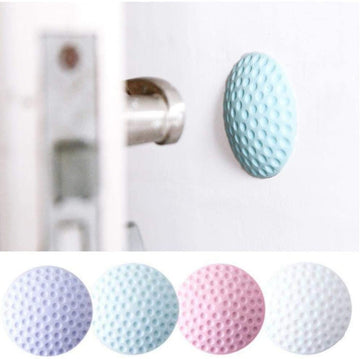 Pack of 2 - Self Adhesive Rubber Door Buffer Wall Protectors - Techmanistan in Pakistan